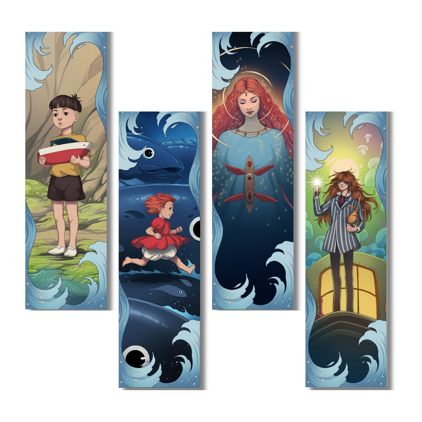 Studio Ghibli Luxury Bookmarks - Ponyo