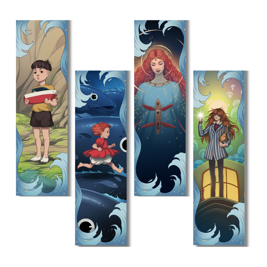 Studio Ghibli Luxury Bookmarks - Ponyo