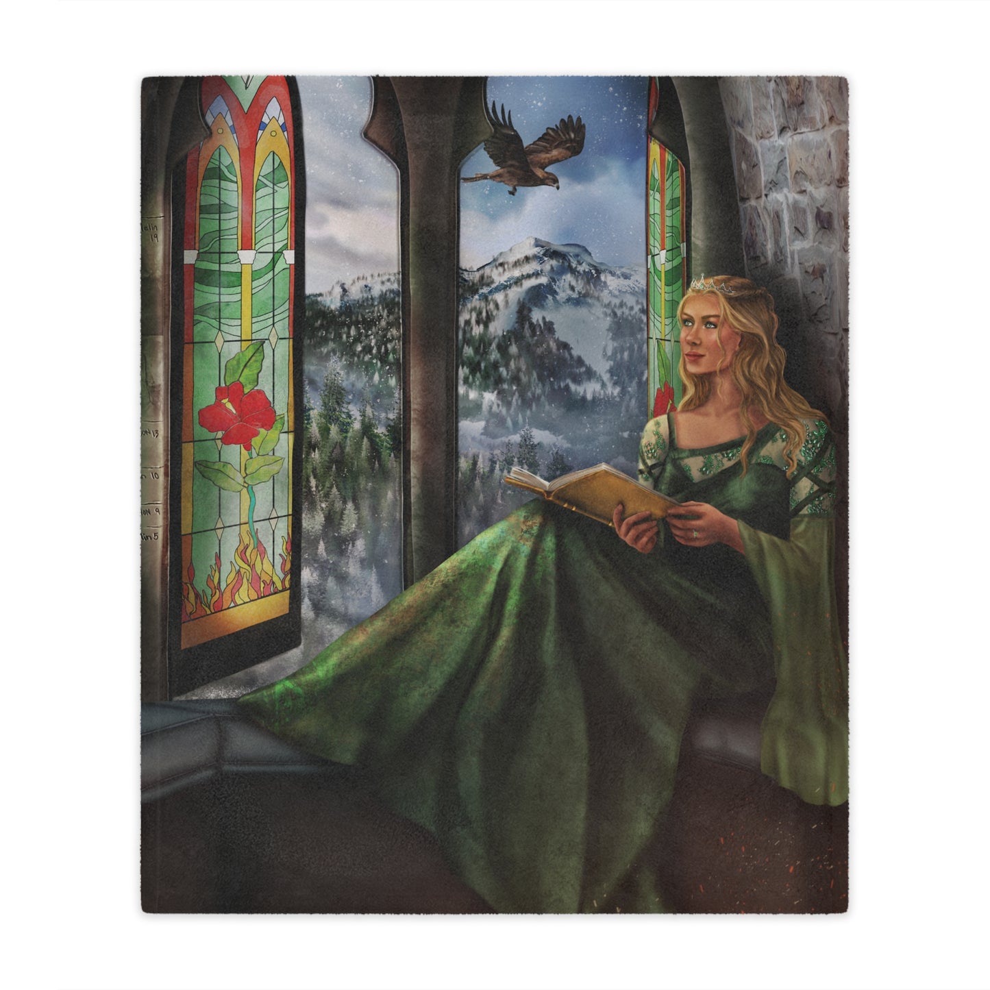 Throne of Glass Minky Blanket - Fireheart's Reading Break