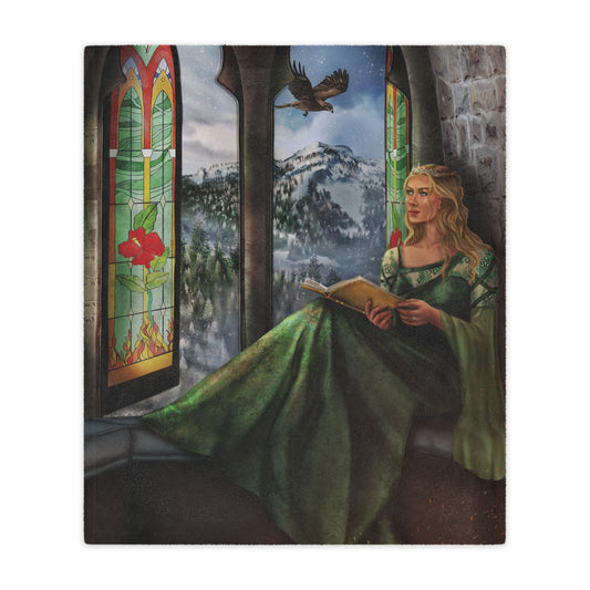 Throne of Glass Minky Blanket - Fireheart's Reading Break