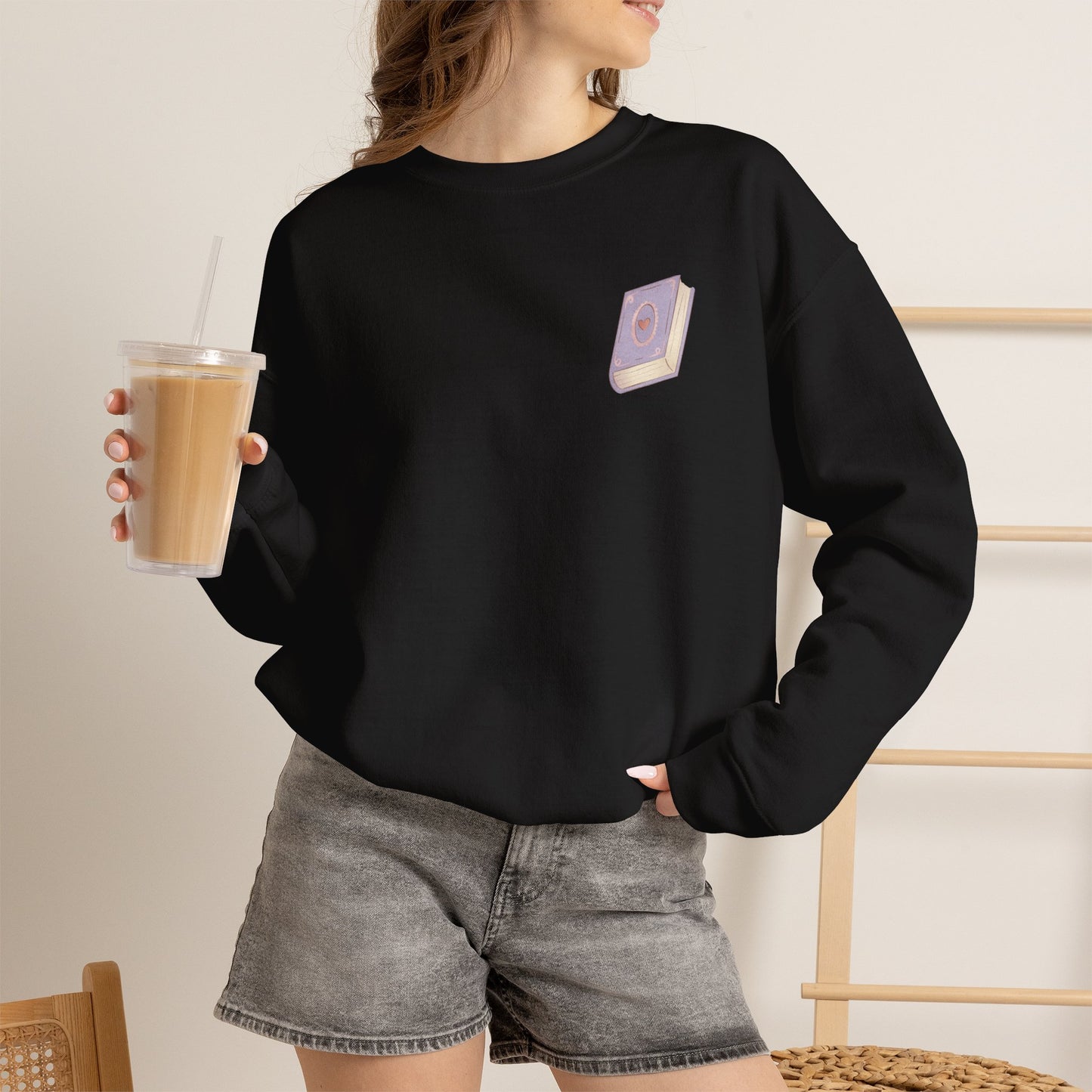 General Bookish Sweatshirt - Everyone Deserves a Love Story (Front & Back Design)