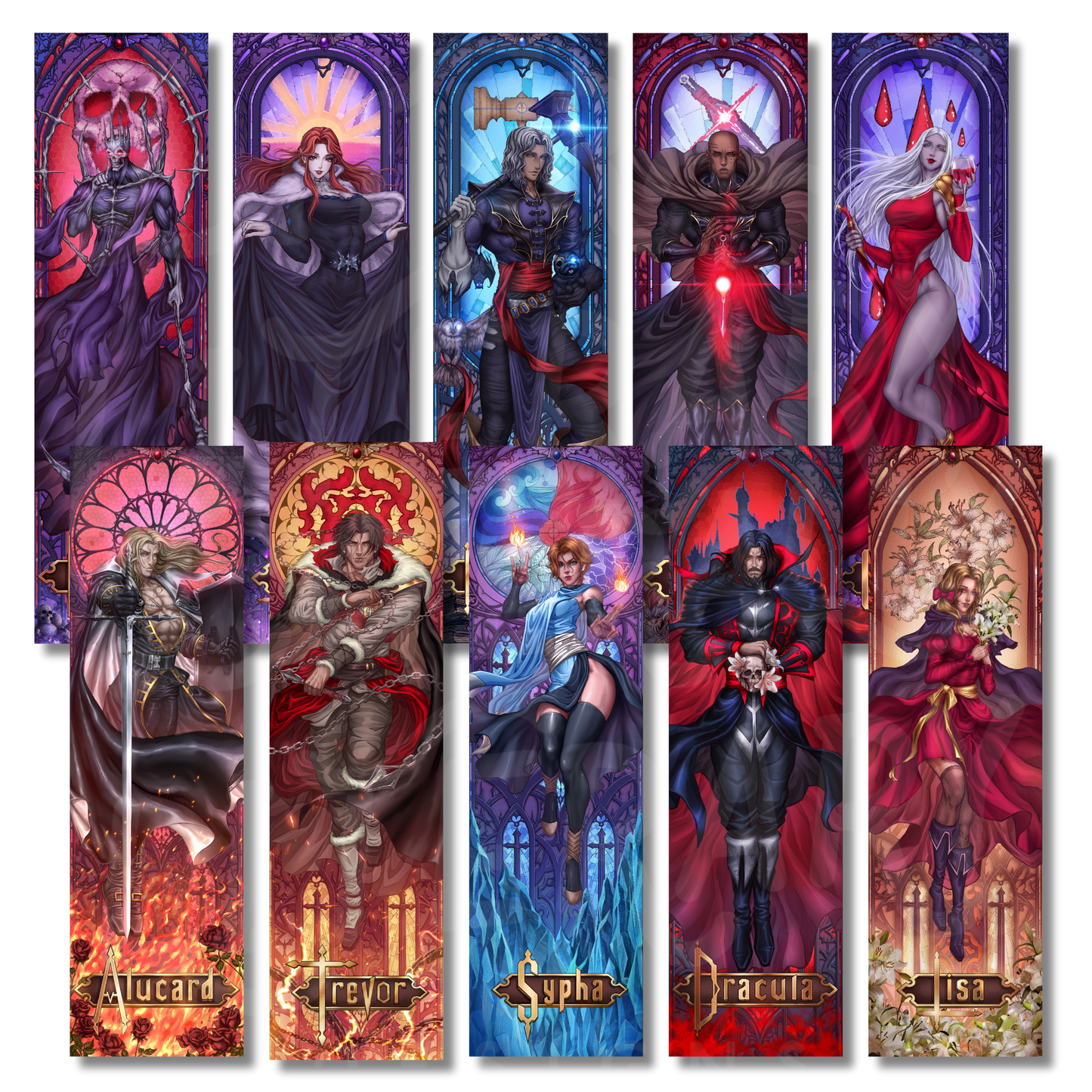 Castlevania Bookmarks - You Must Sacrifice