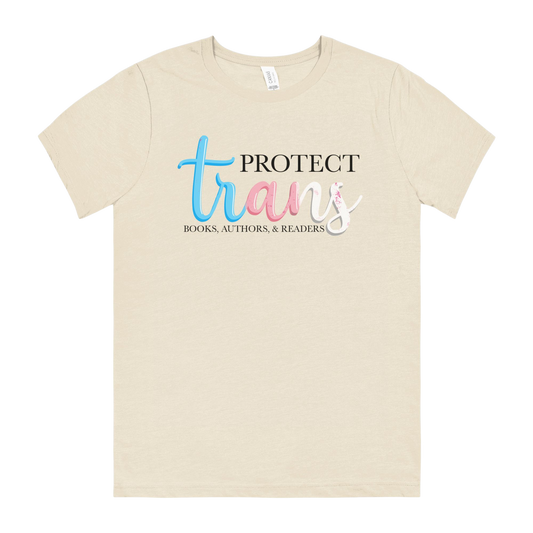 General Bookish Unisex T-Shirt - Protect Trans Books, Readers & Authors