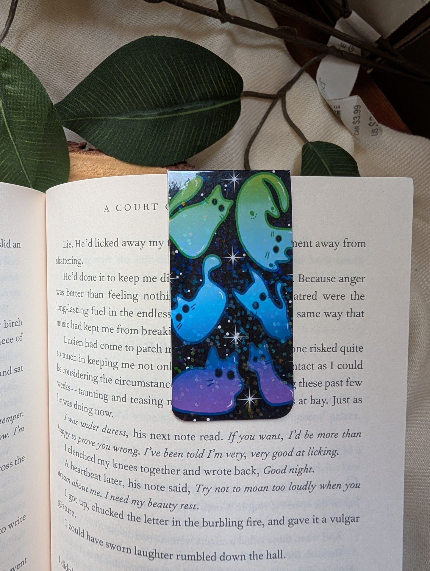 General Bookish Magnetic Bookmark - Rainbow Cats