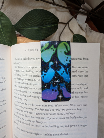 General Bookish Magnetic Bookmark - Rainbow Cats