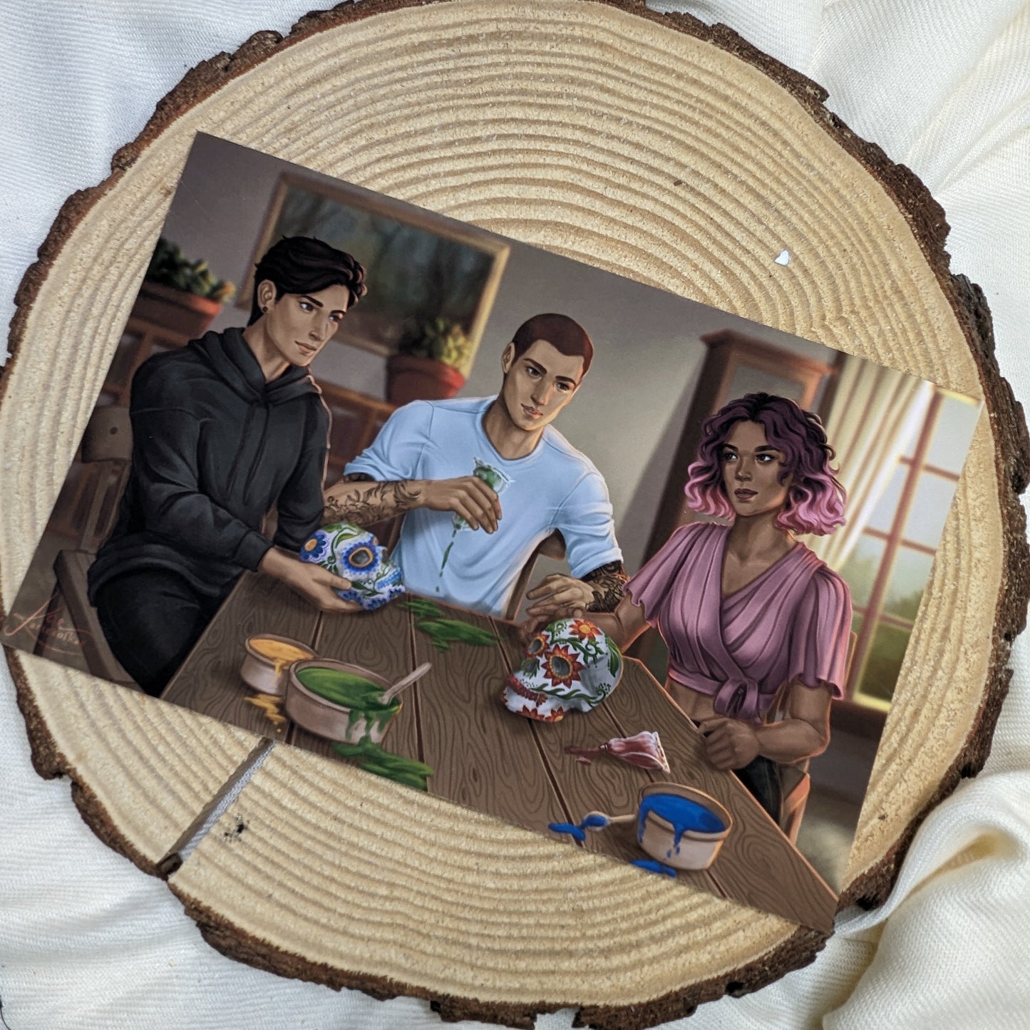 Cemetery Boys Print - Calaveras Decorating Party