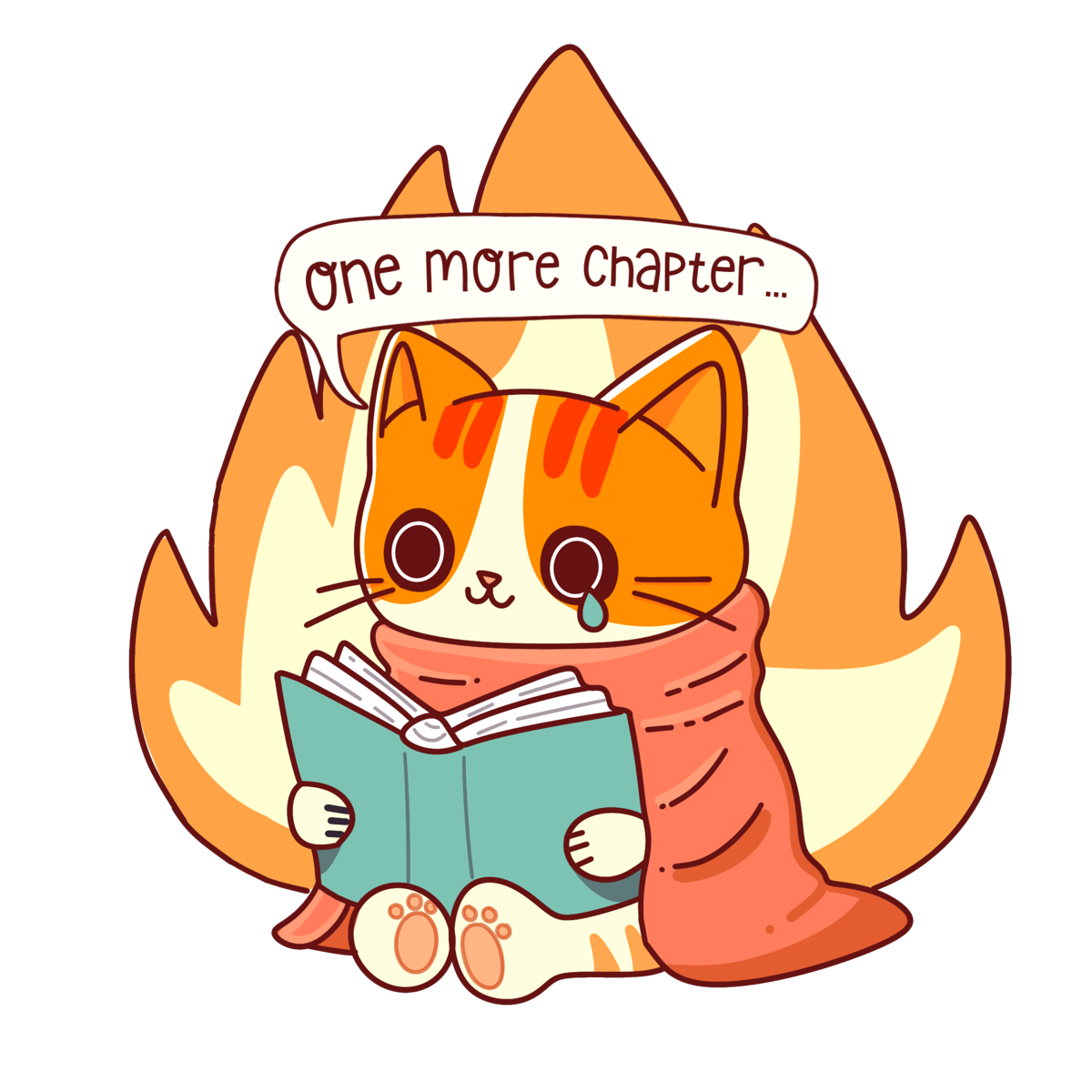 General Bookish Magnetic Bookmark - One More Chapter