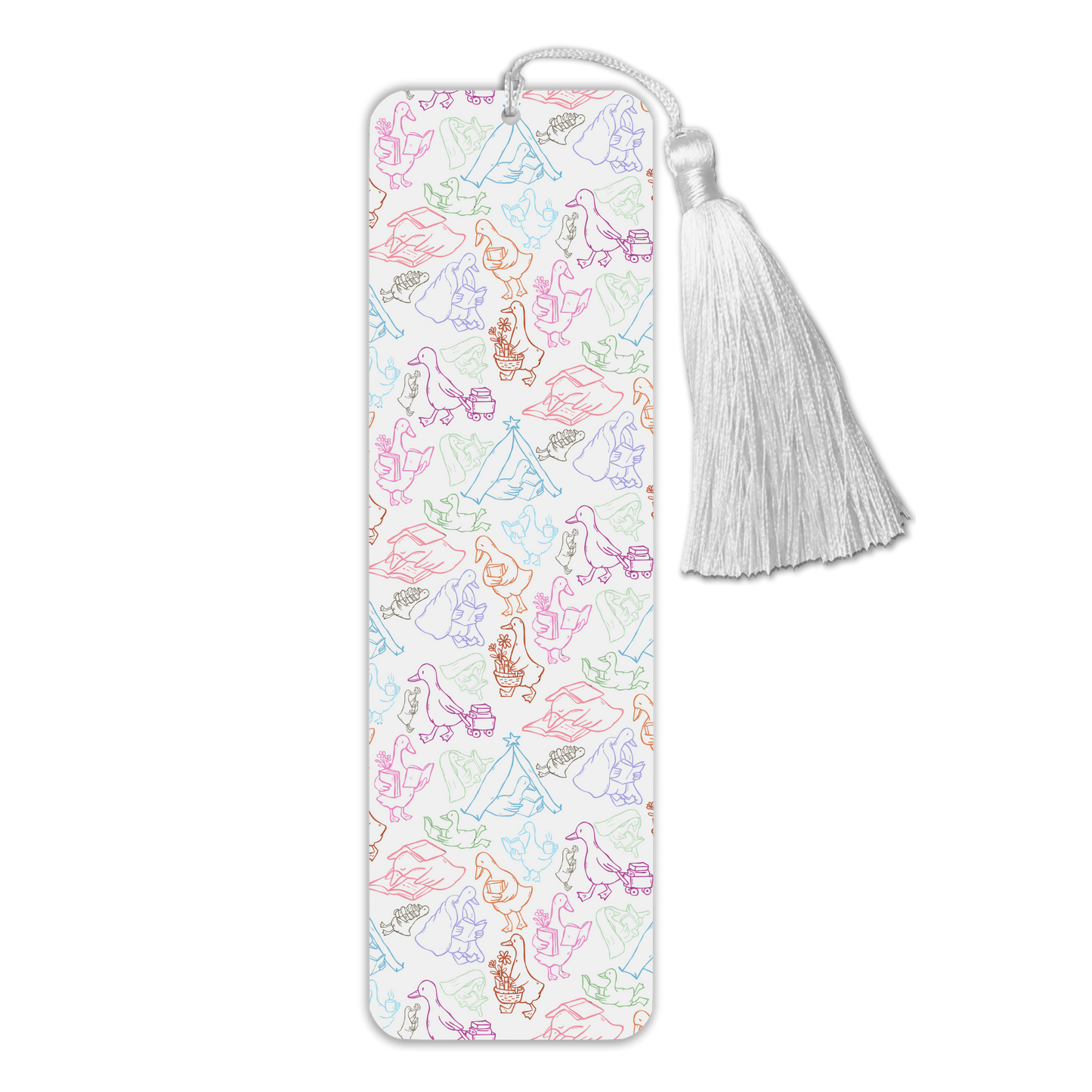General Bookish Tassel Bookmark - Sketchy Ducks
