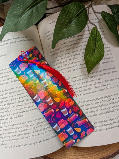 General Bookish Tassel Bookmark - Pumpkins