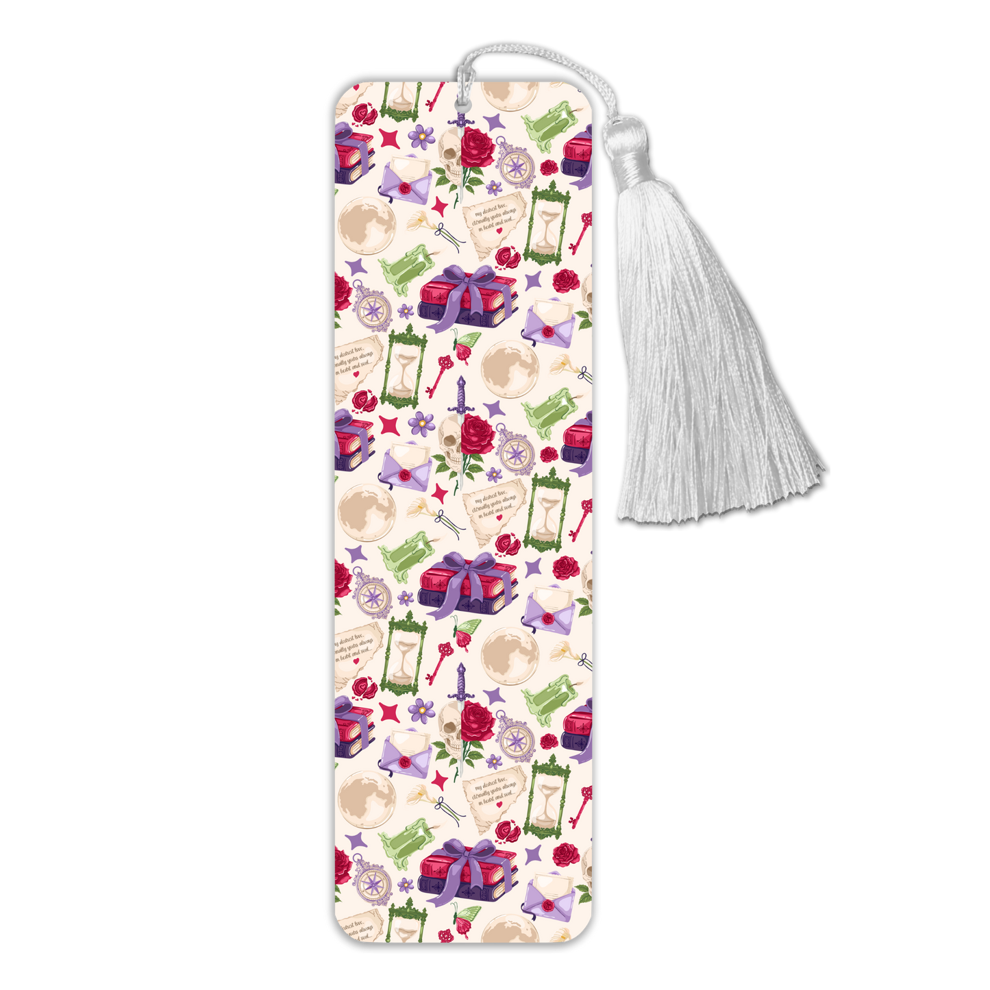 General Bookish Tassel Bookmark - Victorian Academia