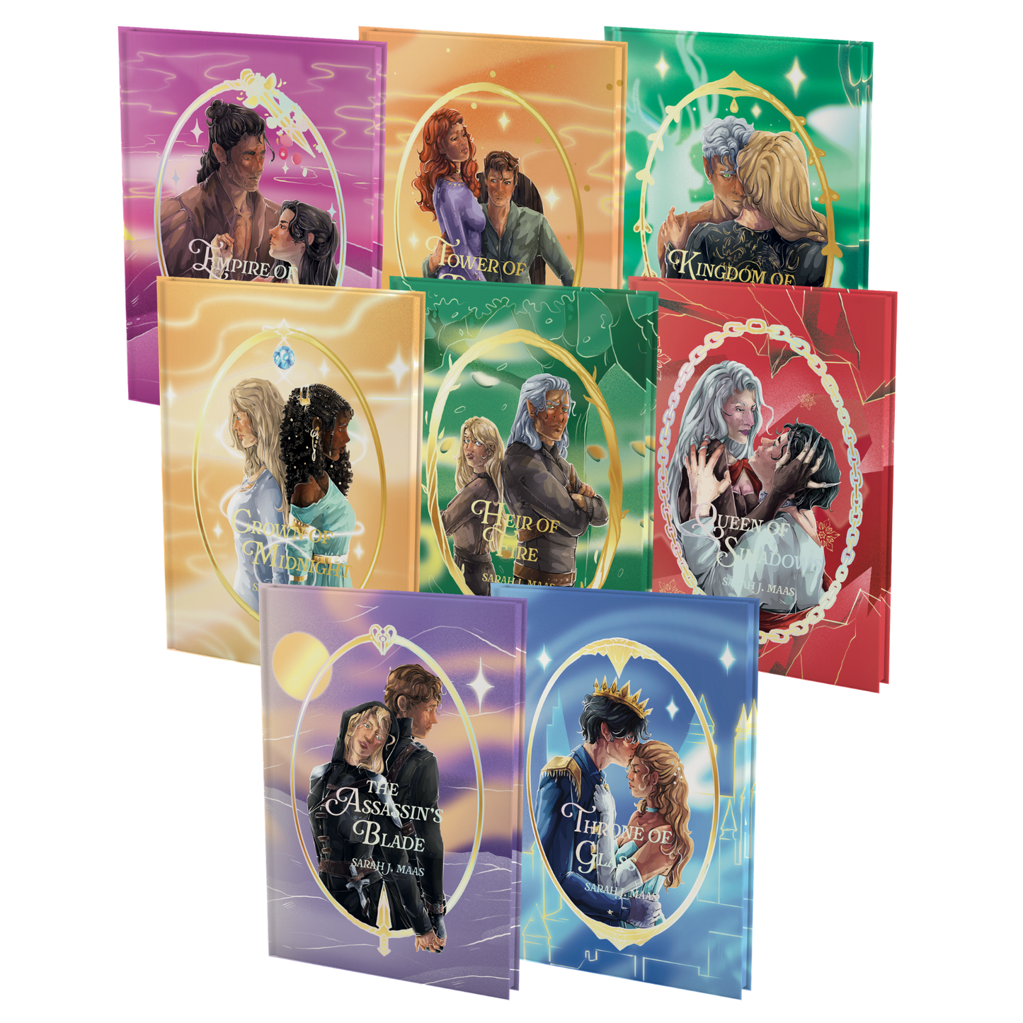 Throne of Glass Dust Jacket Set - Character Artwork (Pre-Order)