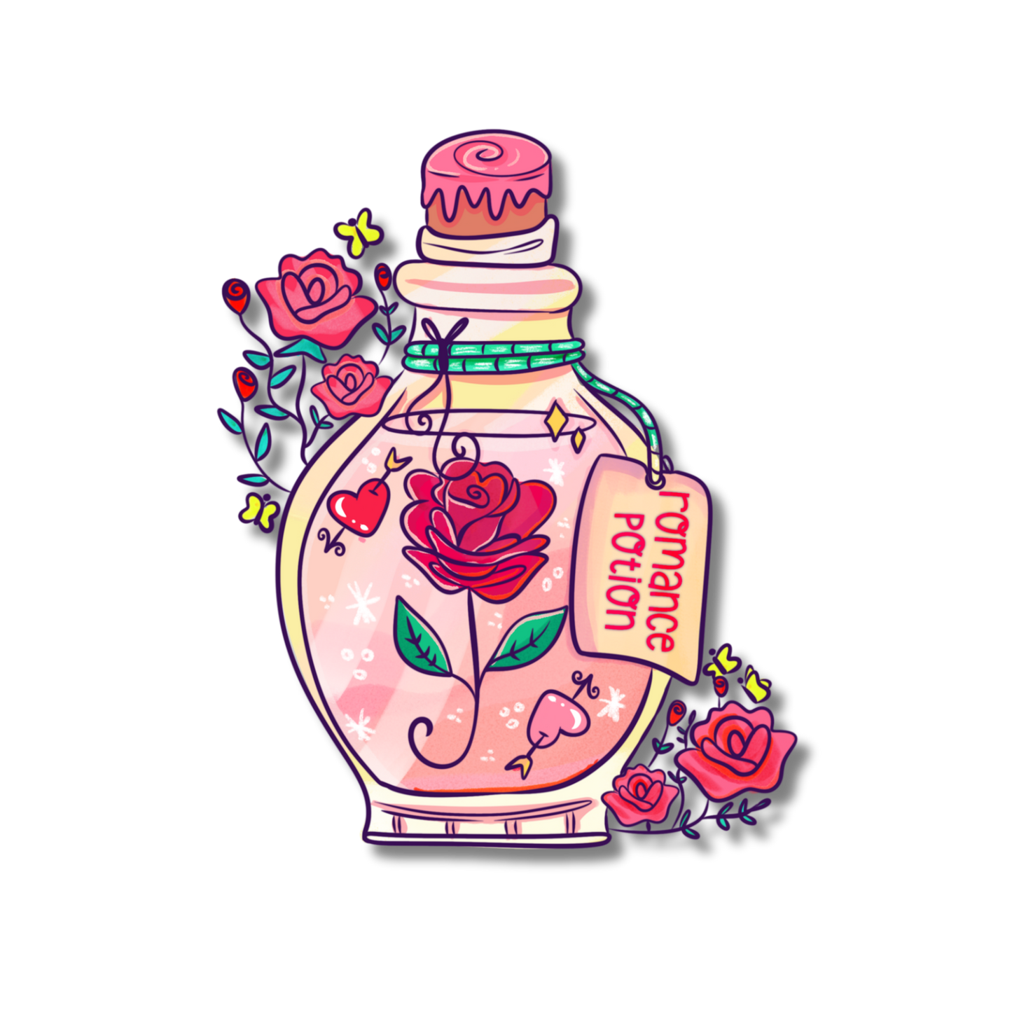 General Bookish Magnetic Bookmark - Romance Potion