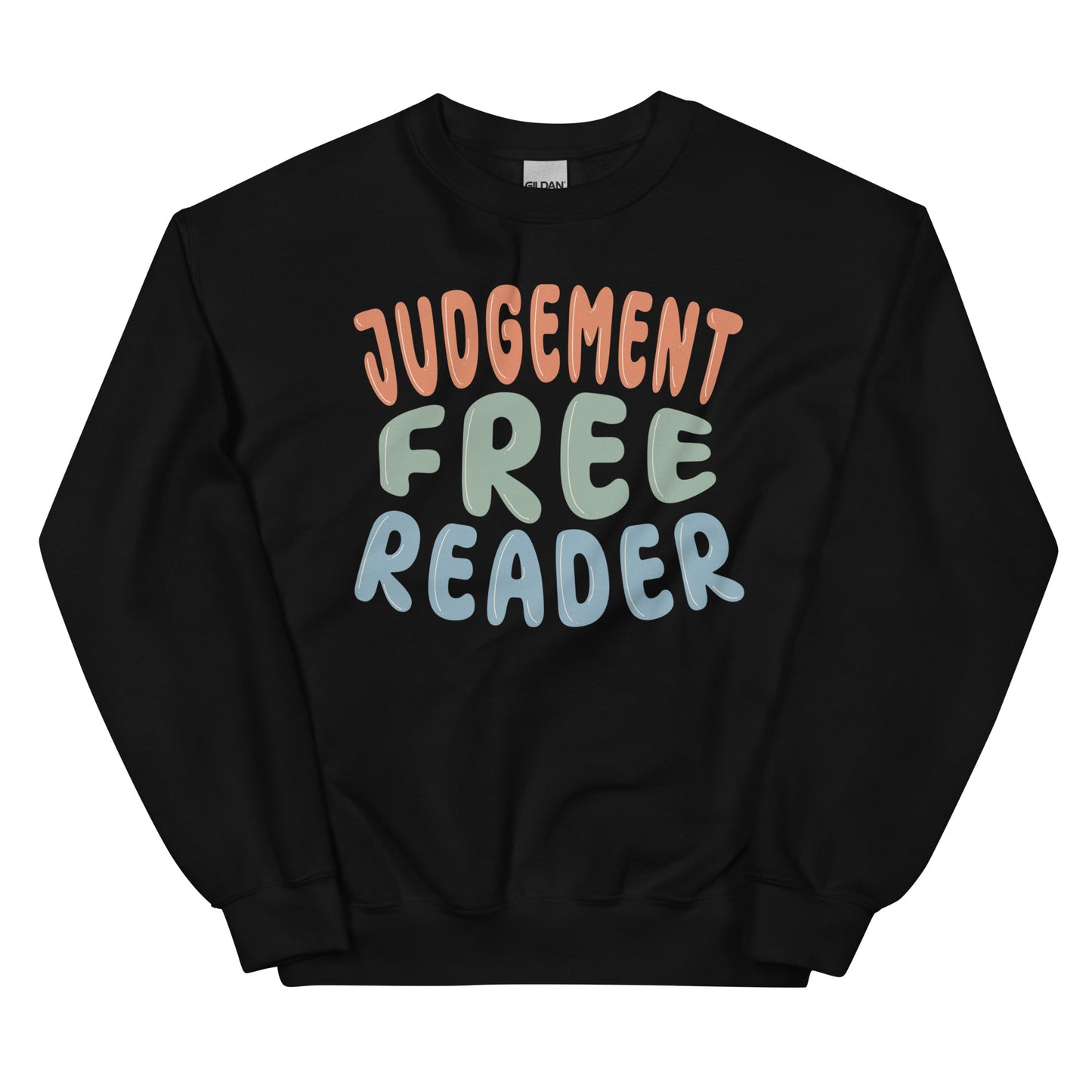 General Bookish Embroidered Sweatshirt - Judgement Free Reader