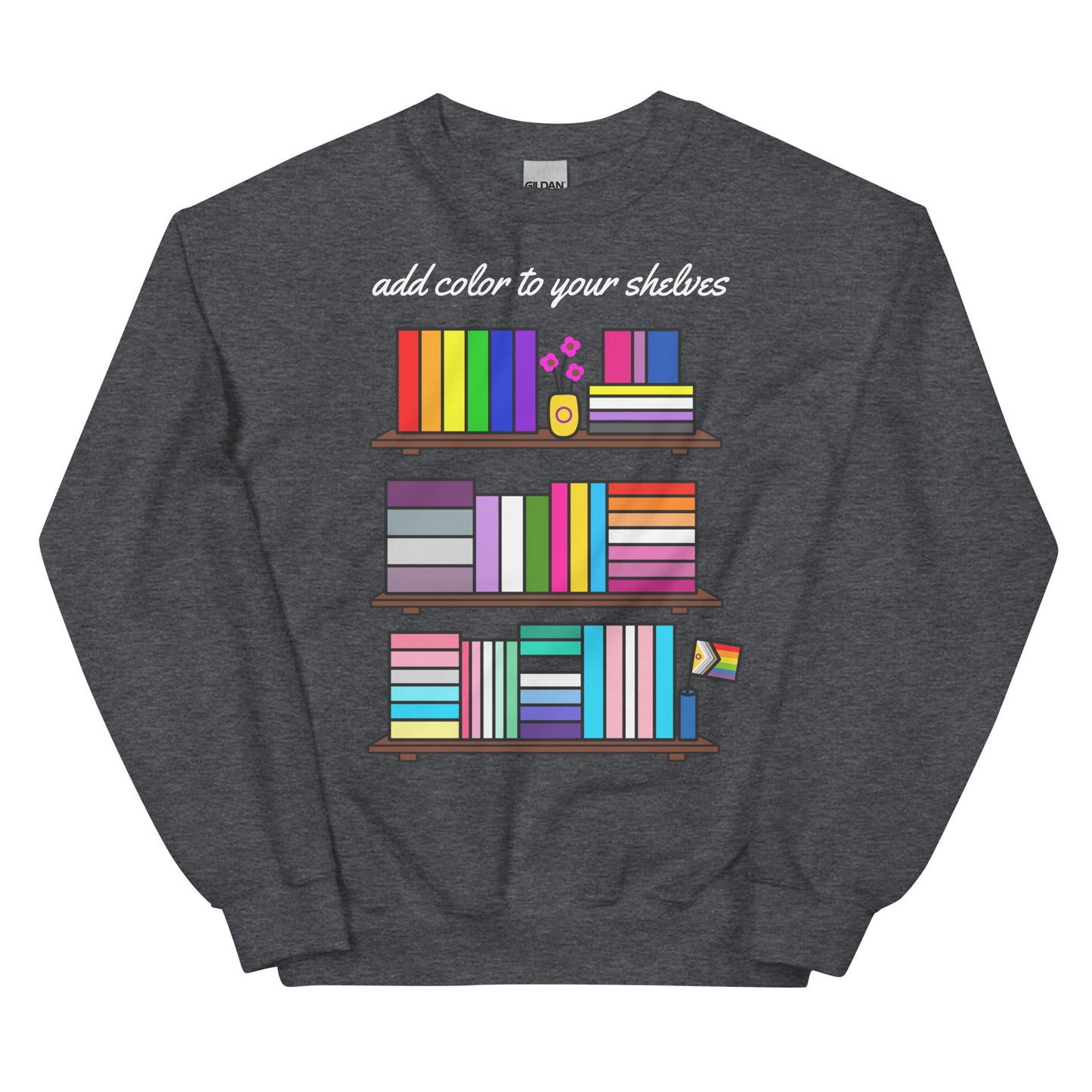 General Bookish Sweatshirt - Add Color to Your Shelves