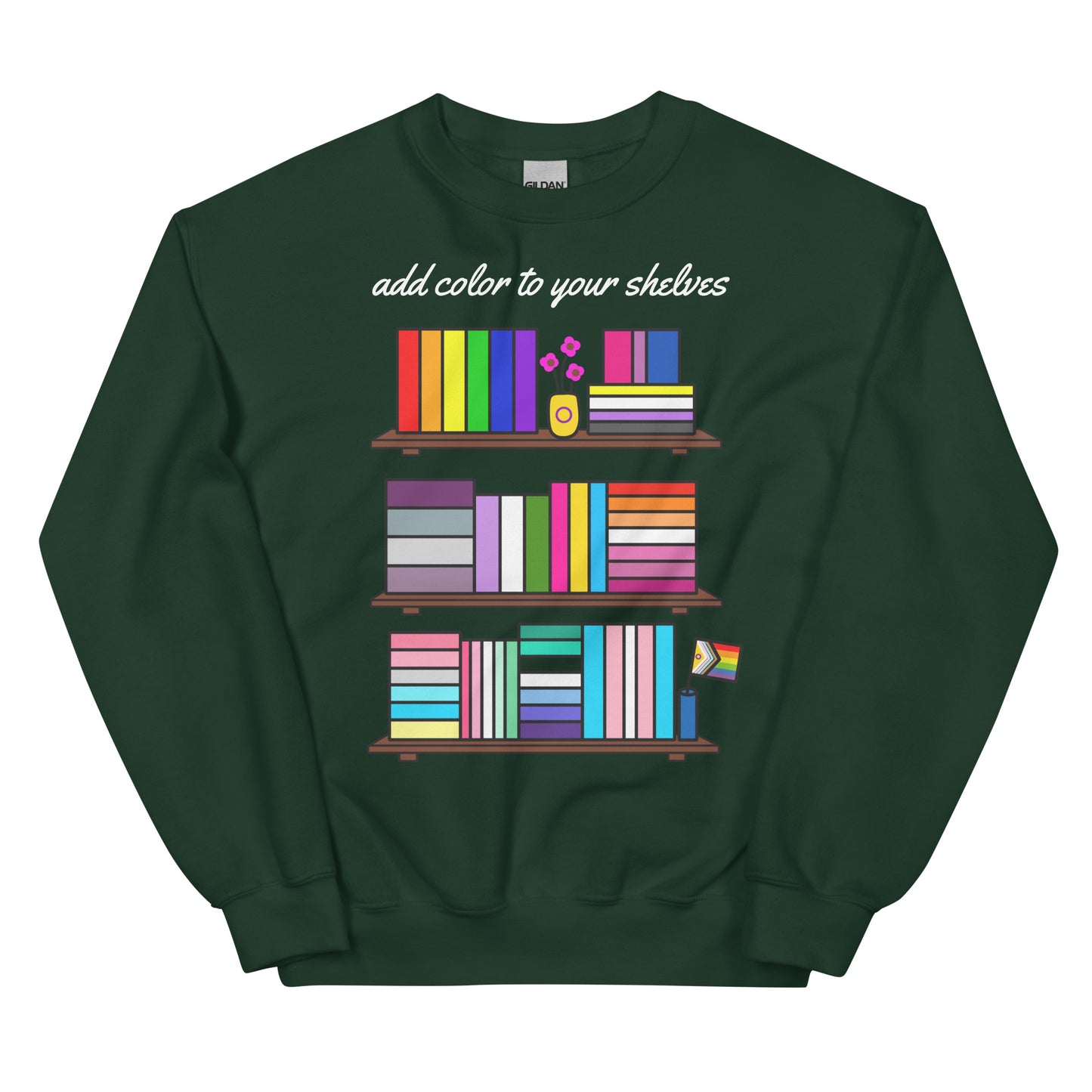 General Bookish Sweatshirt - Add Color to Your Shelves