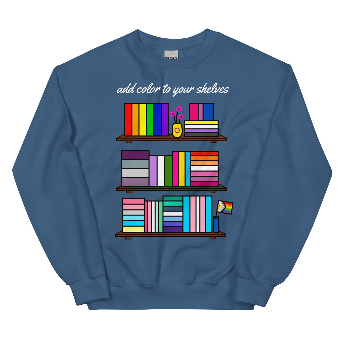 General Bookish Sweatshirt - Add Color to Your Shelves