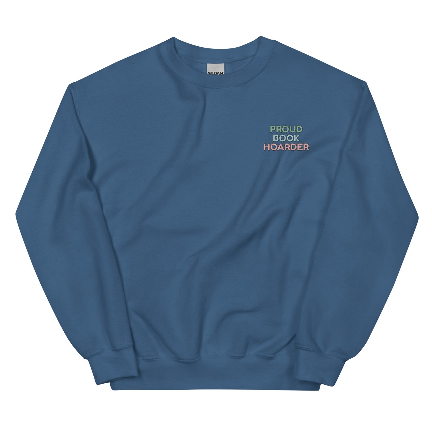 General Bookish Embroidered Sweatshirt - Proud Book Hoarder