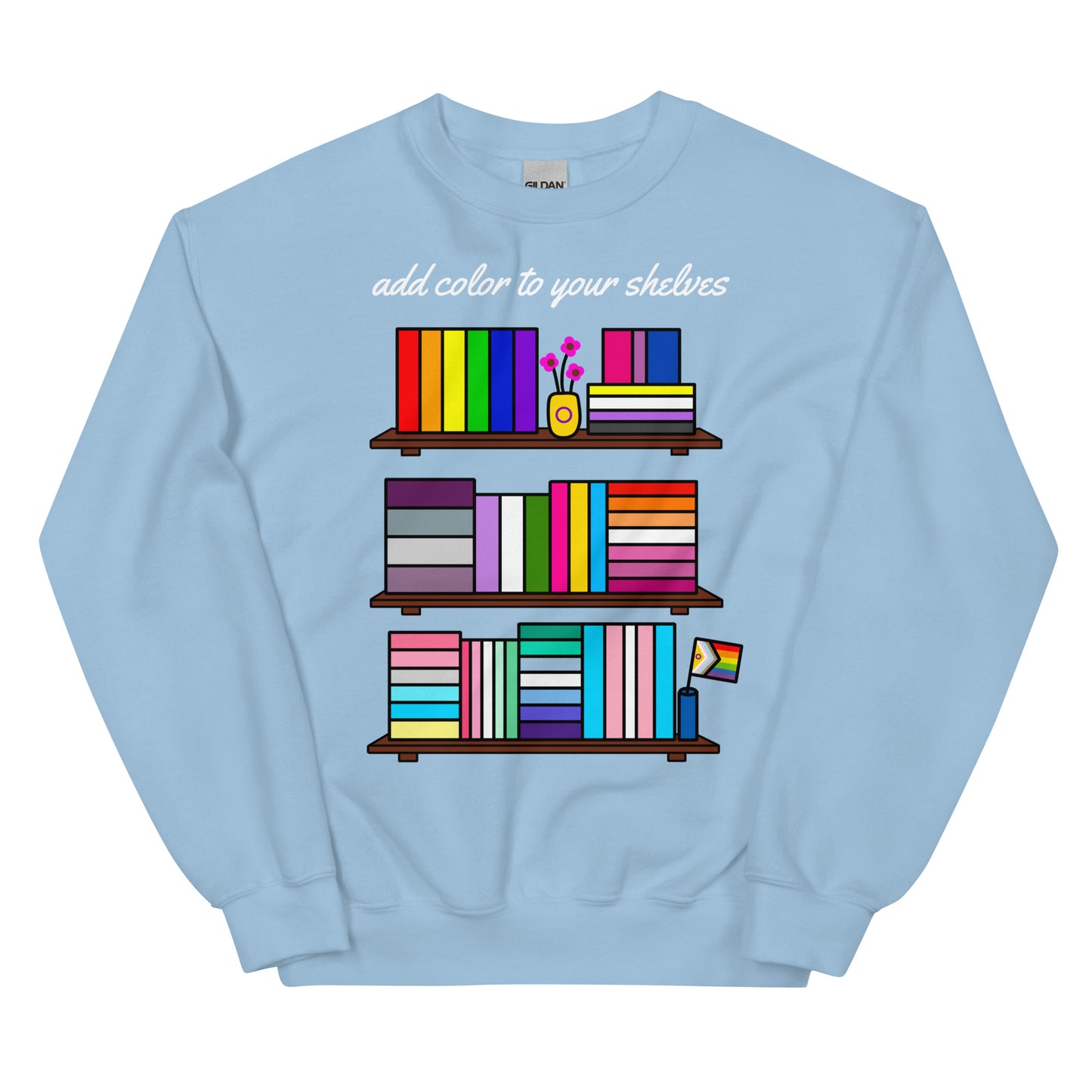 General Bookish Sweatshirt - Add Color to Your Shelves