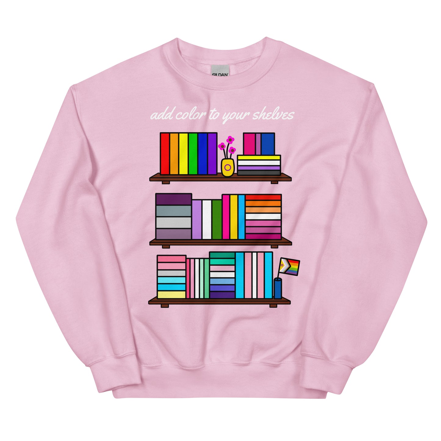 General Bookish Sweatshirt - Add Color to Your Shelves