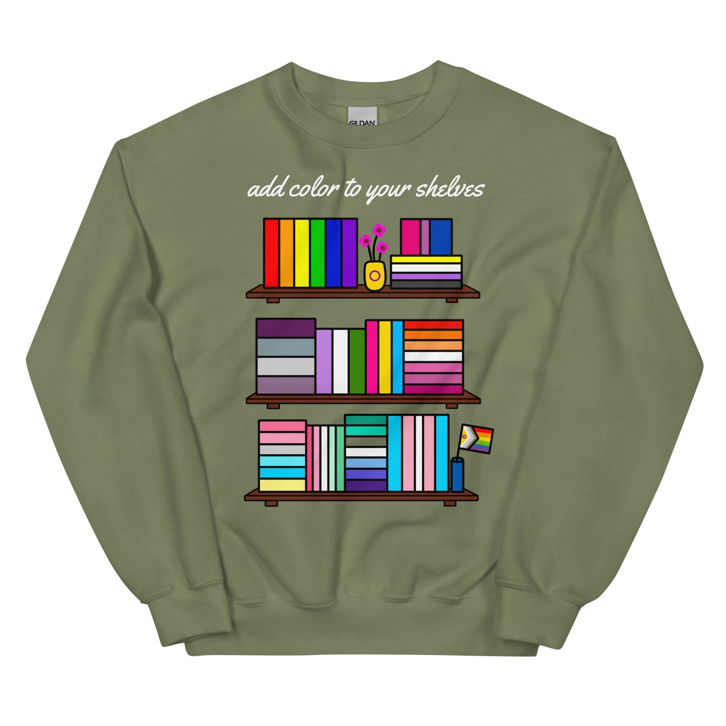 General Bookish Sweatshirt - Add Color to Your Shelves