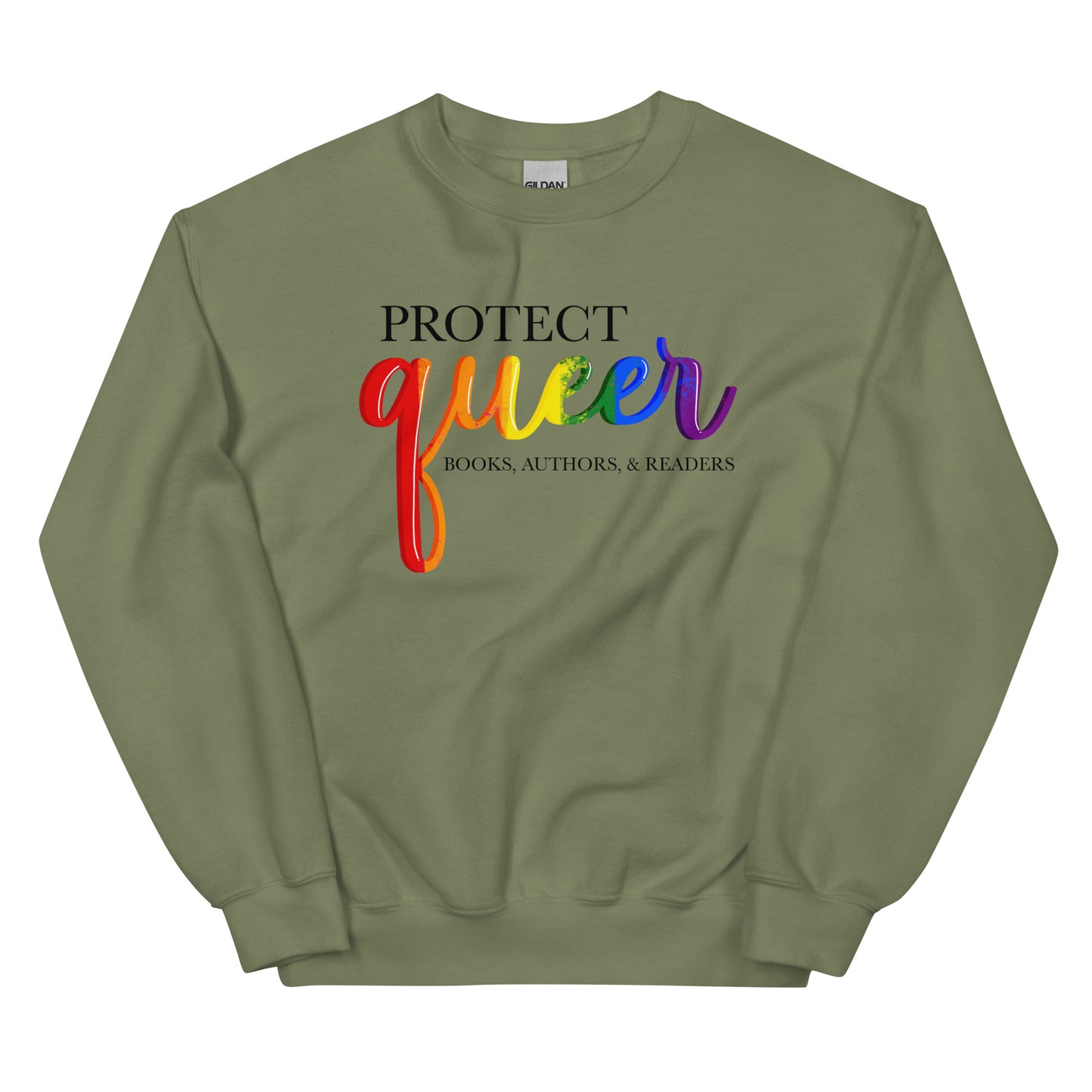 General Bookish Sweatshirt - Protect Queer Books, Authors, & Readers