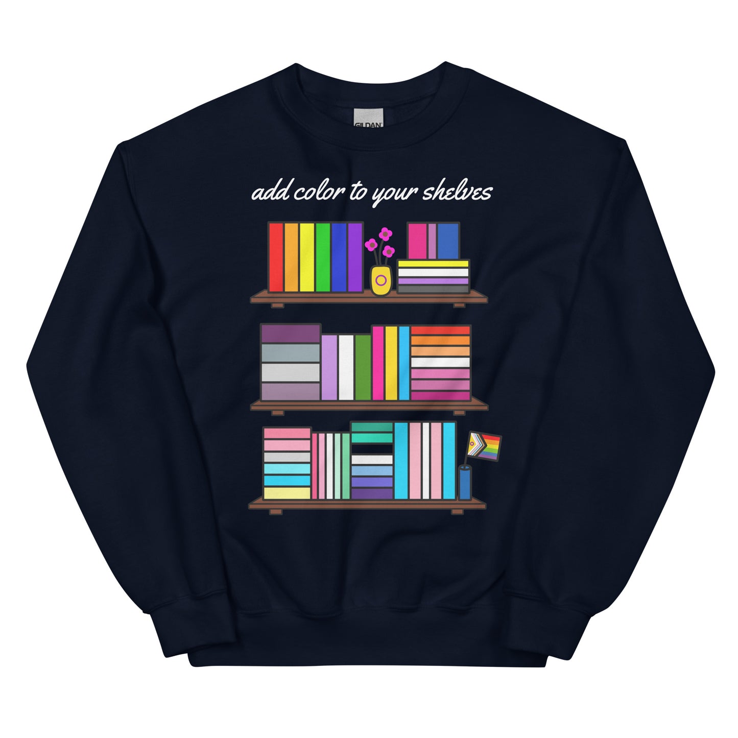 General Bookish Sweatshirt - Add Color to Your Shelves