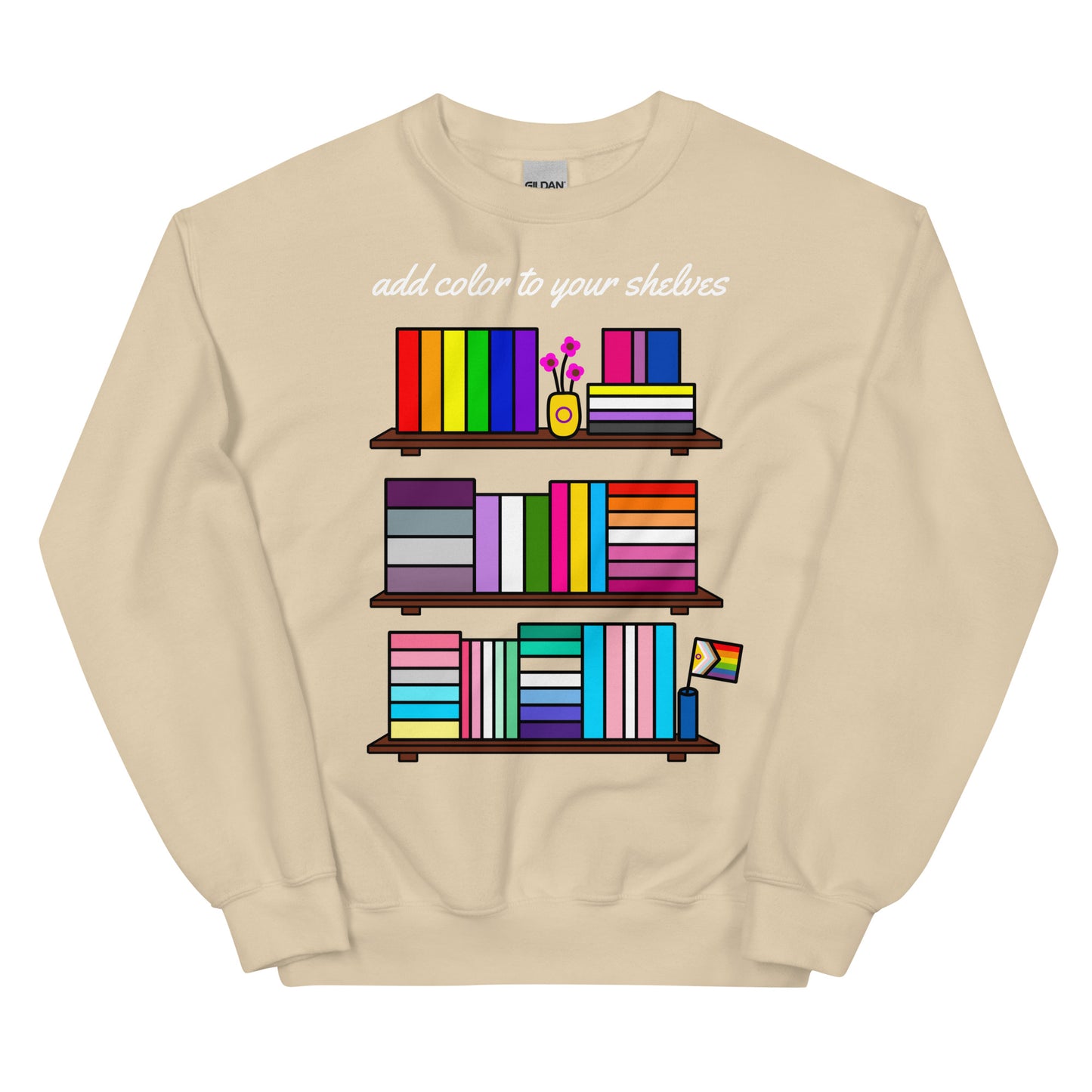 General Bookish Sweatshirt - Add Color to Your Shelves