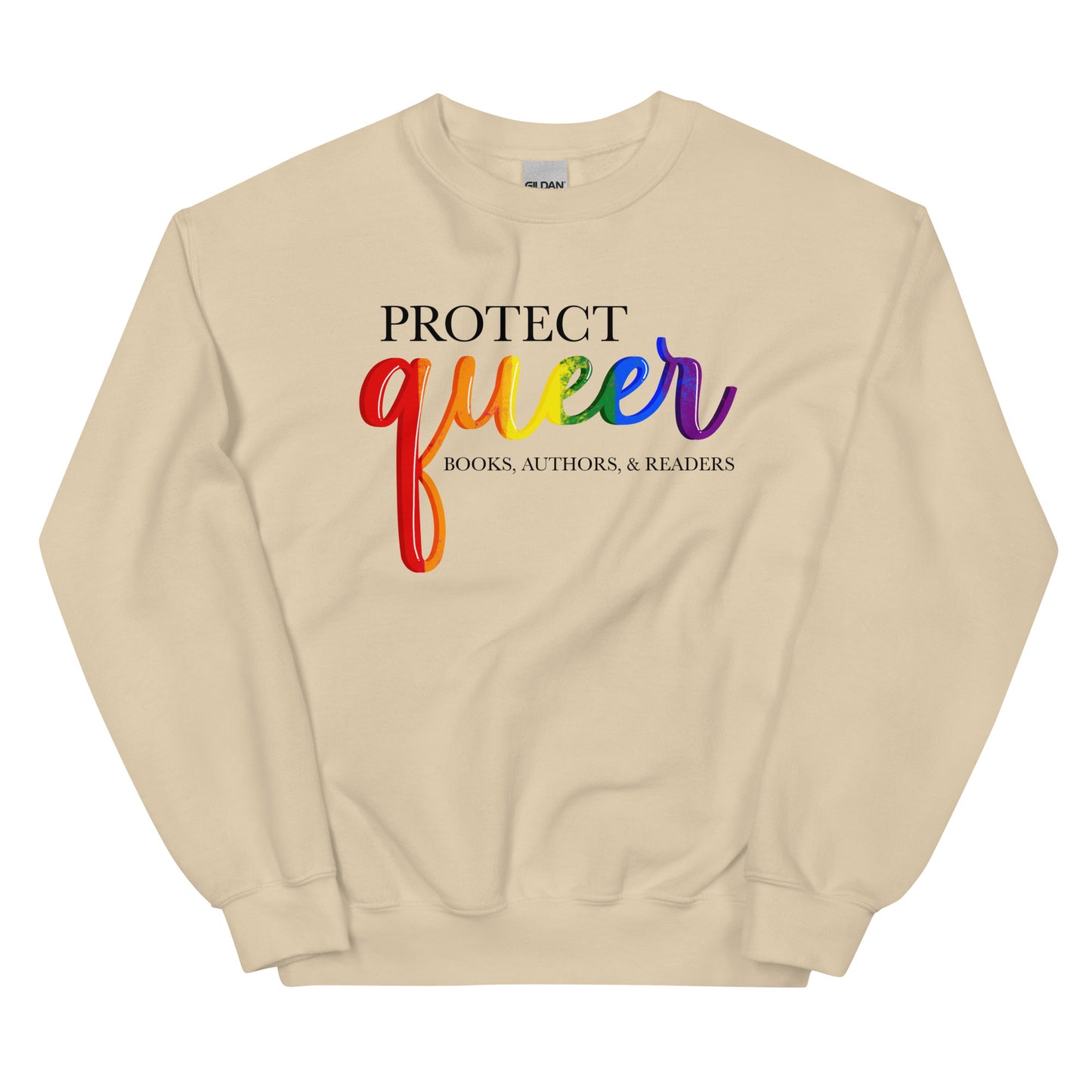 General Bookish Sweatshirt - Protect Queer Books, Authors, & Readers