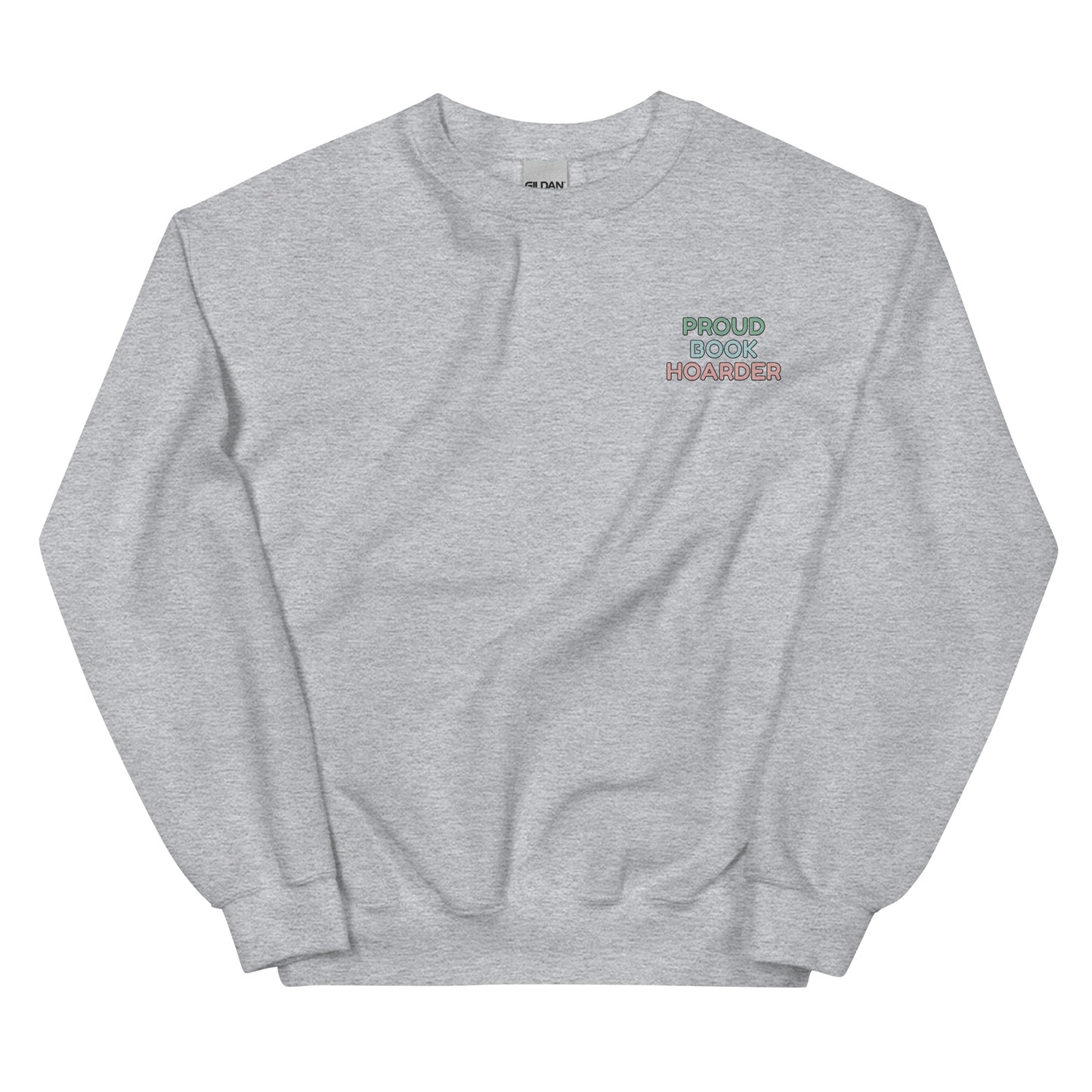 General Bookish Embroidered Sweatshirt - Proud Book Hoarder