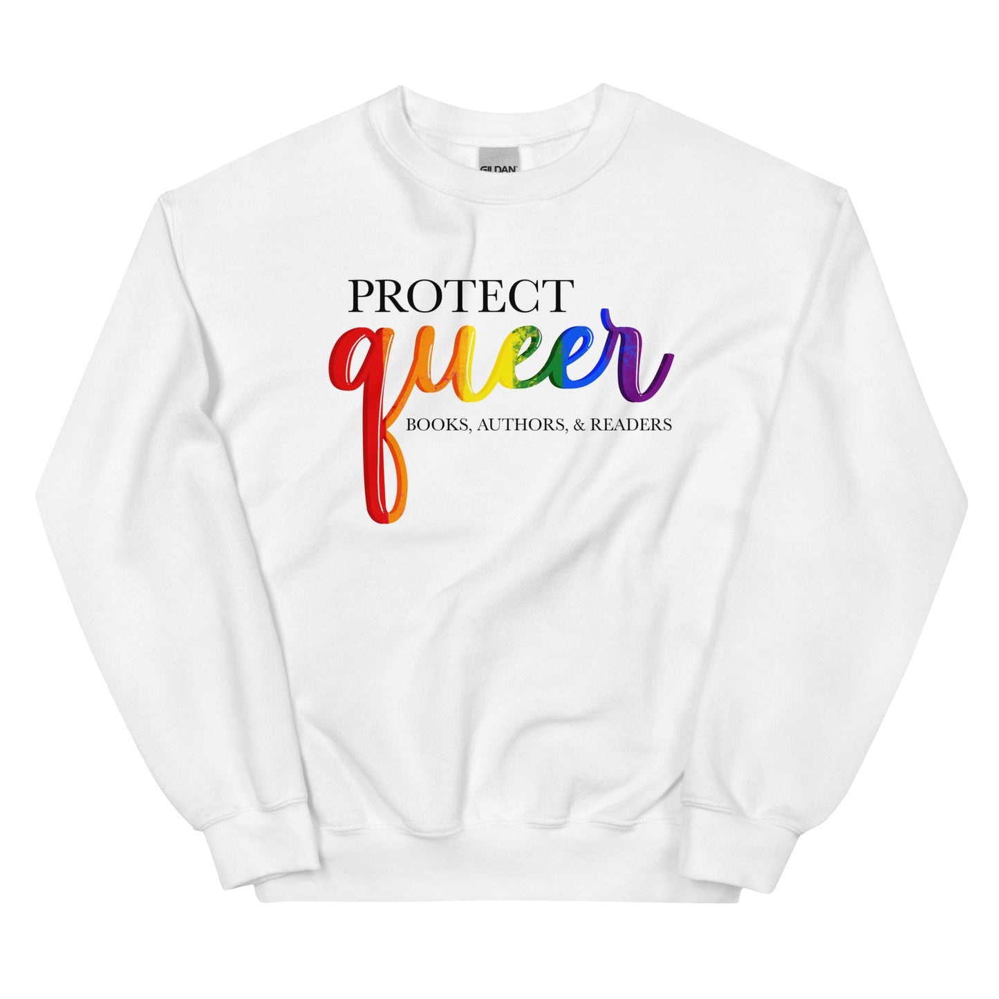 General Bookish Sweatshirt - Protect Queer Books, Authors, & Readers